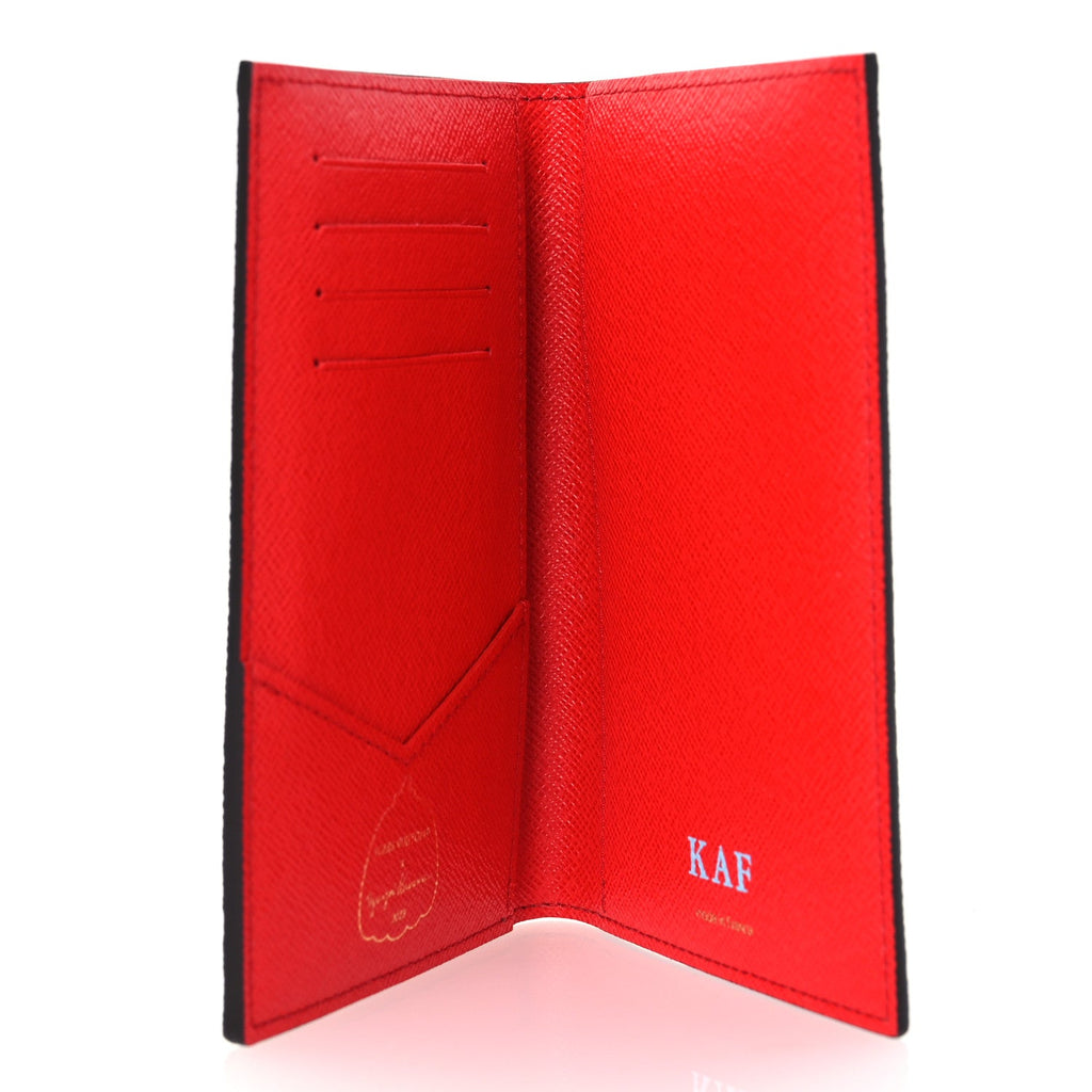 LV X YK Monogram Dots Passport Cover Multicolor
