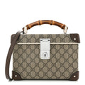 GG Supreme Monogram Globe-Trotter Beauty Case Brown