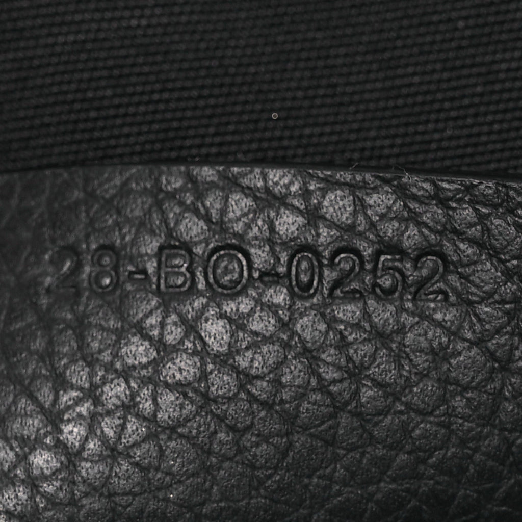 OBLIQUE JACQUARD GRAINED CALFSKIN LINGOT 50 BLACK