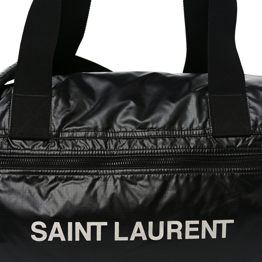 NYLON NUXX RIPSTOP DUFFLE BLACK WHITE
