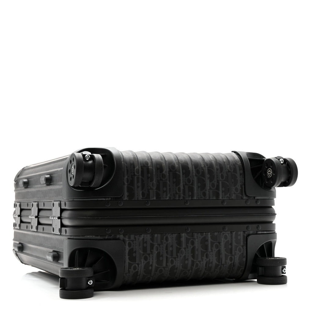 X RIMOWA Aluminum Gradient Original Cabin Luggage Black