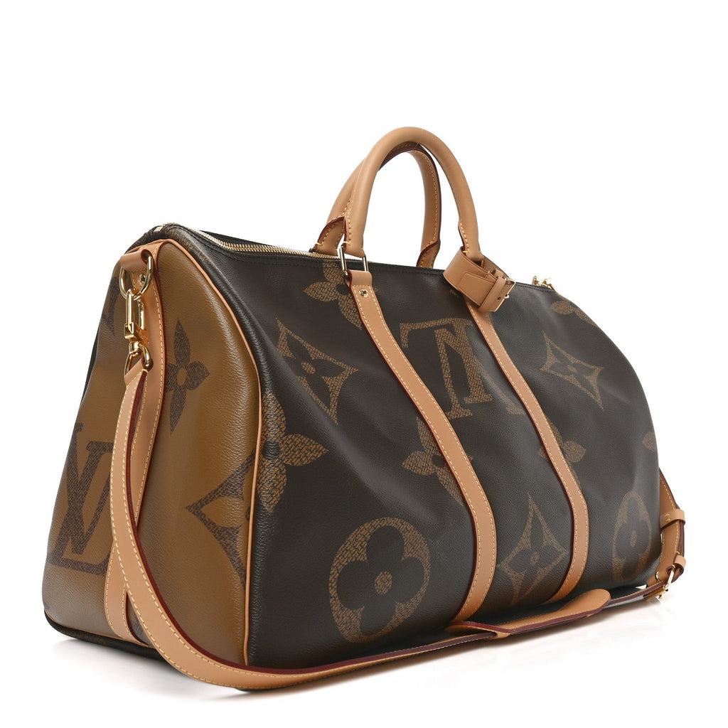 REVERSE MONOGRAM GIANT KEEPALL BANDOULIERE 50