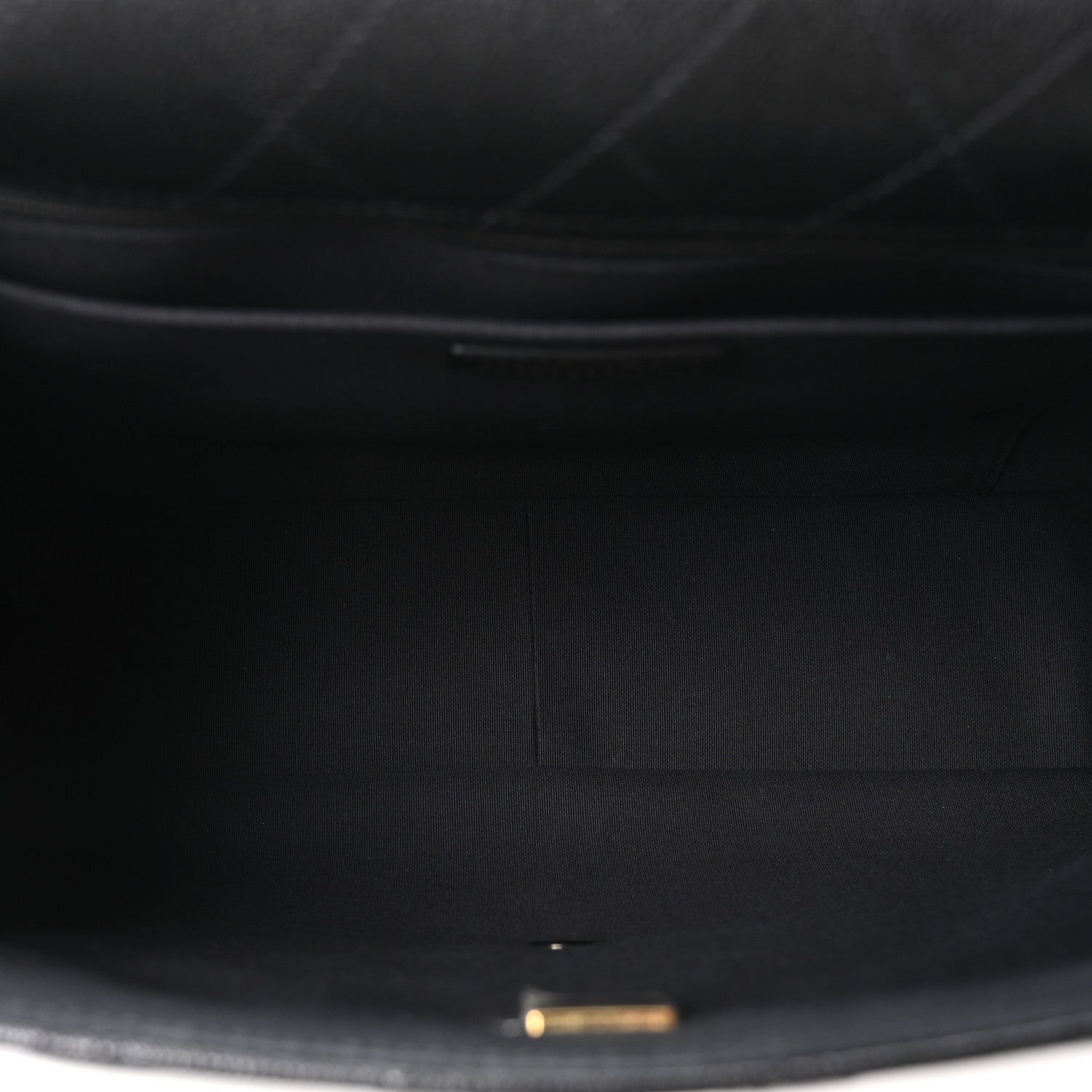 CAVIAR QUILTED XXL TRAVEL FLAP BAG BLACK