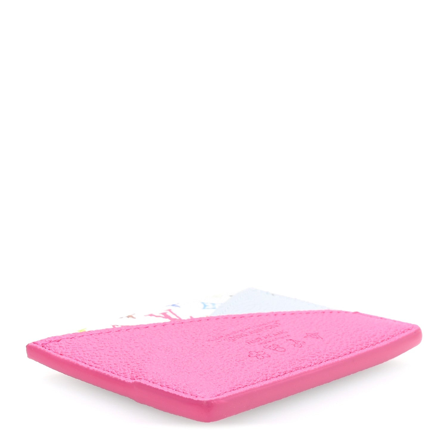 LV X TM MONOGRAM MULTICOLOR CRISS-CROSS CARD HOLDER KAWAII PINK