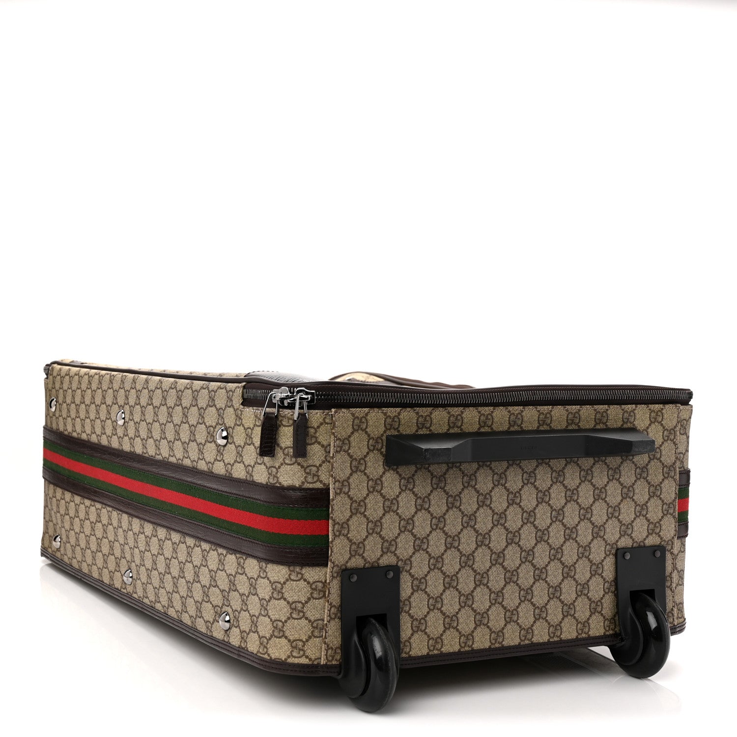 GG Plus Monogram Large Web Trolley Brown