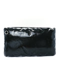 Patent Large Pillow Pouch Emerald Green