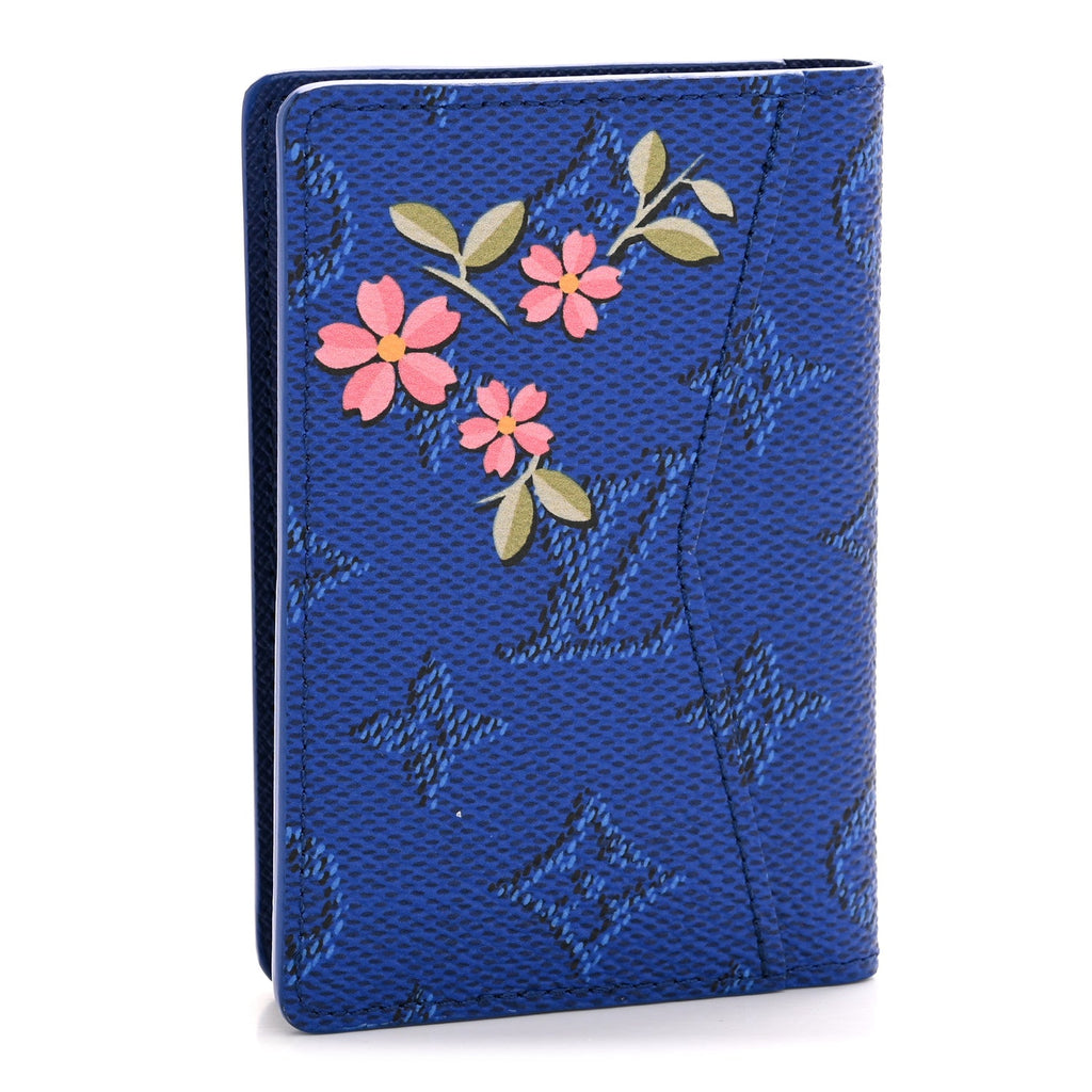 Monogram Japan Pocket Organizer Blue