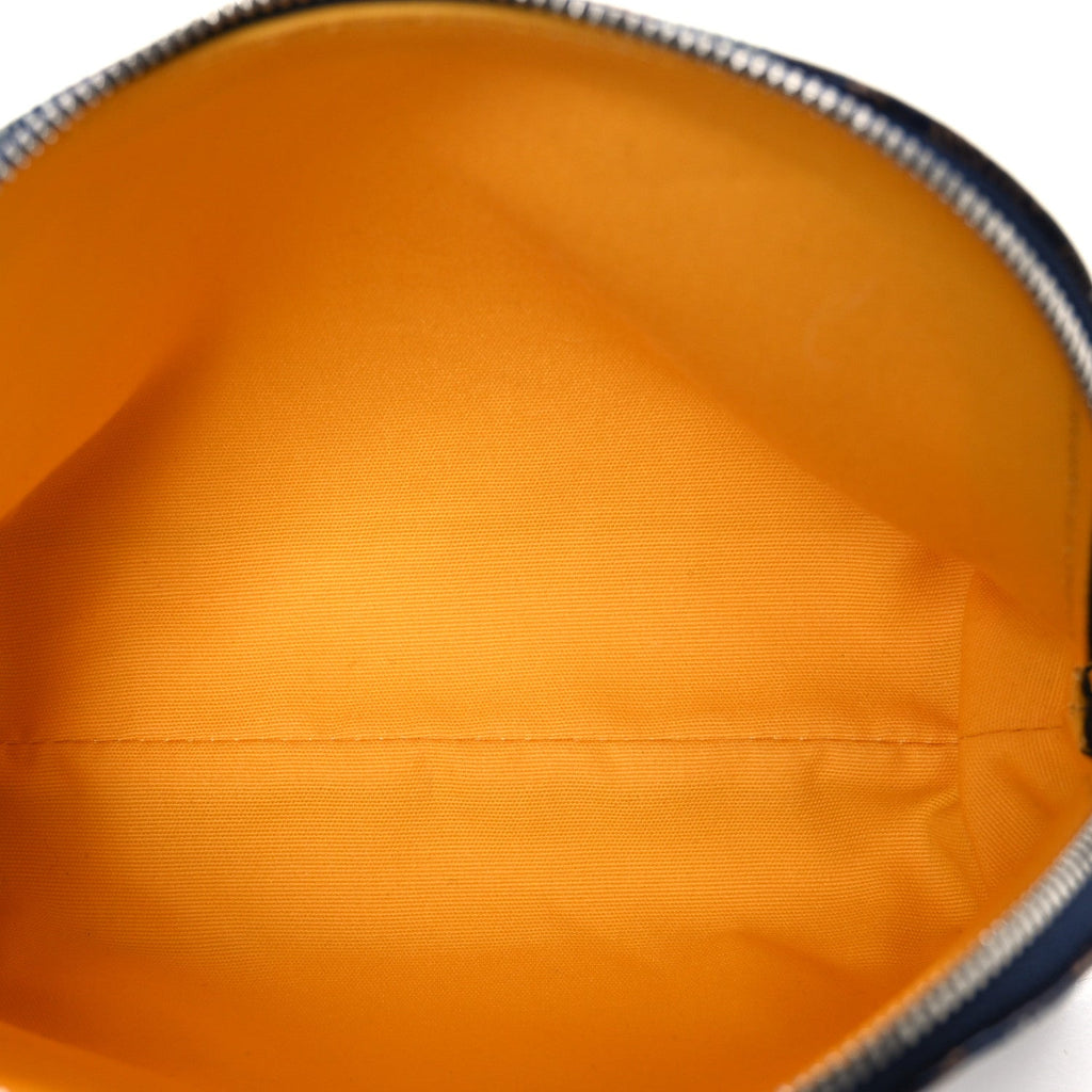 GOYARDINE VENDOME TOILETRY POUCH NAVY