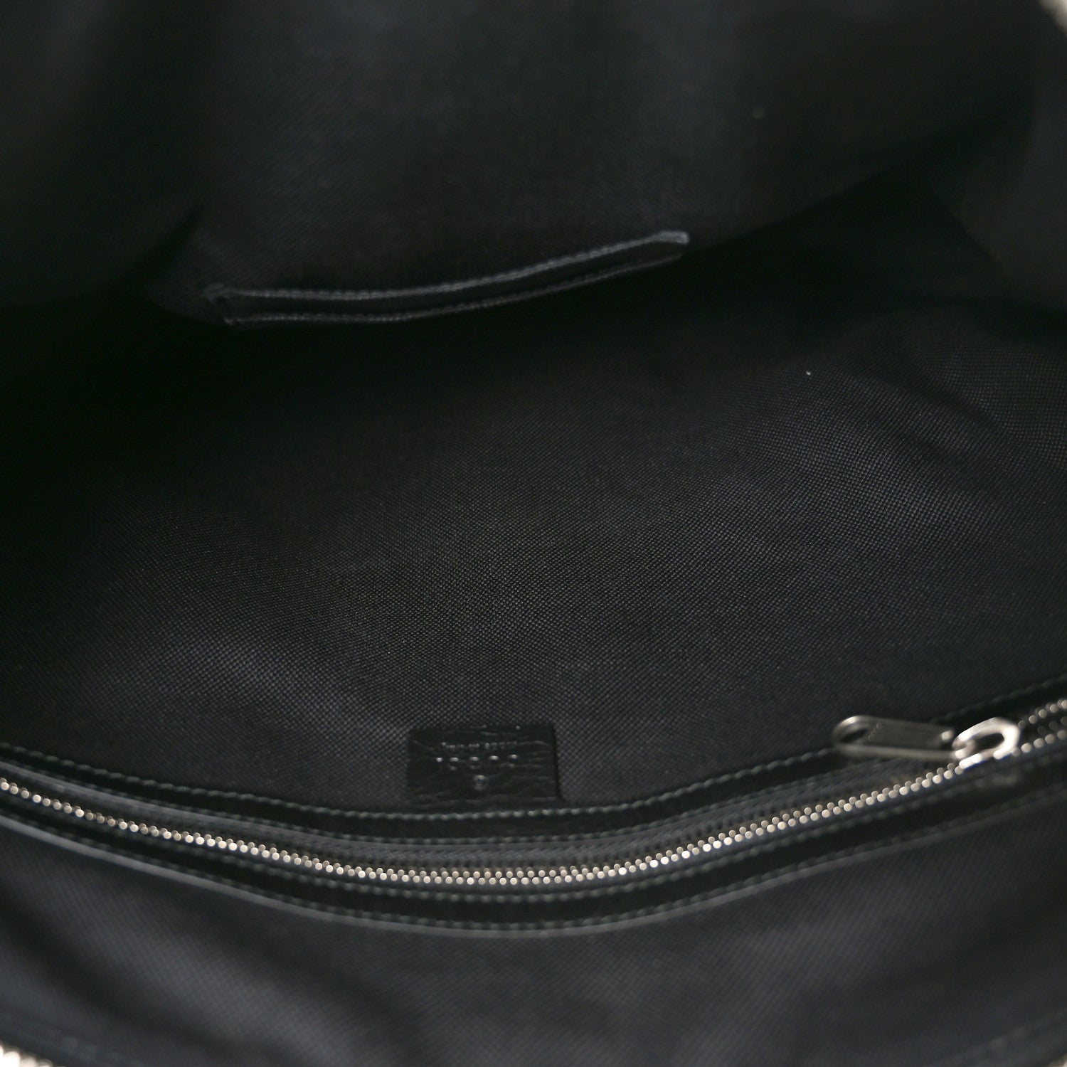 FLUFFY CALFSKIN MORPHEUS WEEKENDER DUFFLE BLACK