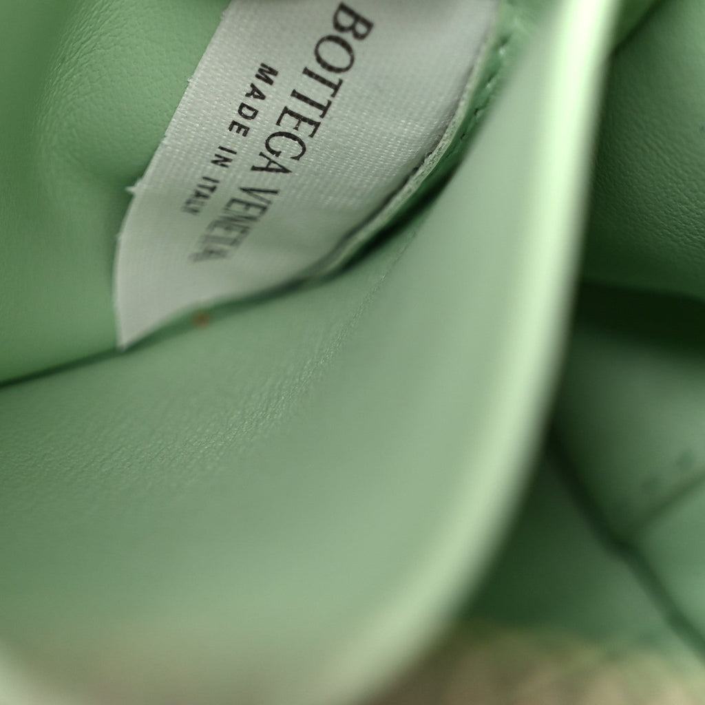 Nappa Intrecciato Small Beauty Pouch Fresh Mint