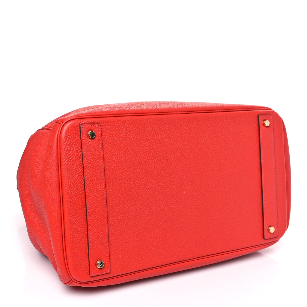Togo HAC Birkin 40  Rouge Casaque