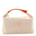 CANVAS LARGE BRIDE-A-BRAC POUCH NATURAL ORANGE