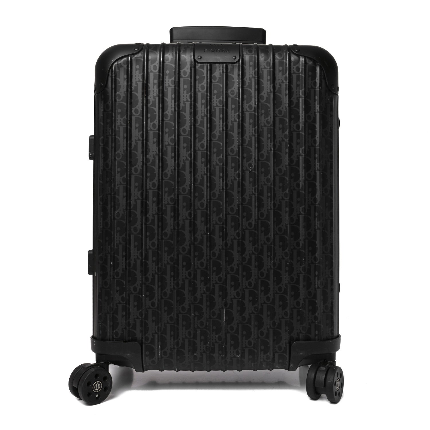 X RIMOWA Aluminum Gradient Original Cabin Luggage Black