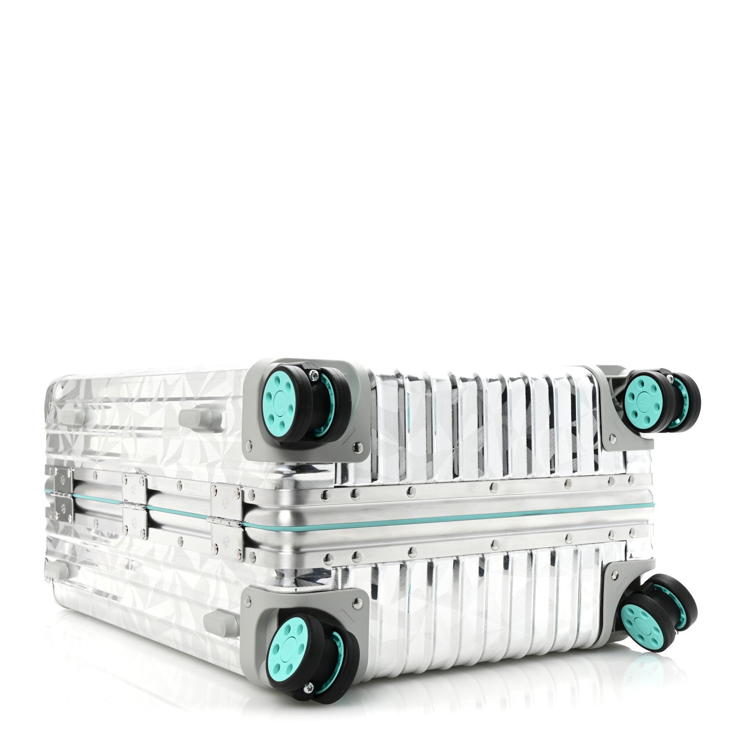 X TIFFANY Aluminum Classic Cabin Luggage Silver