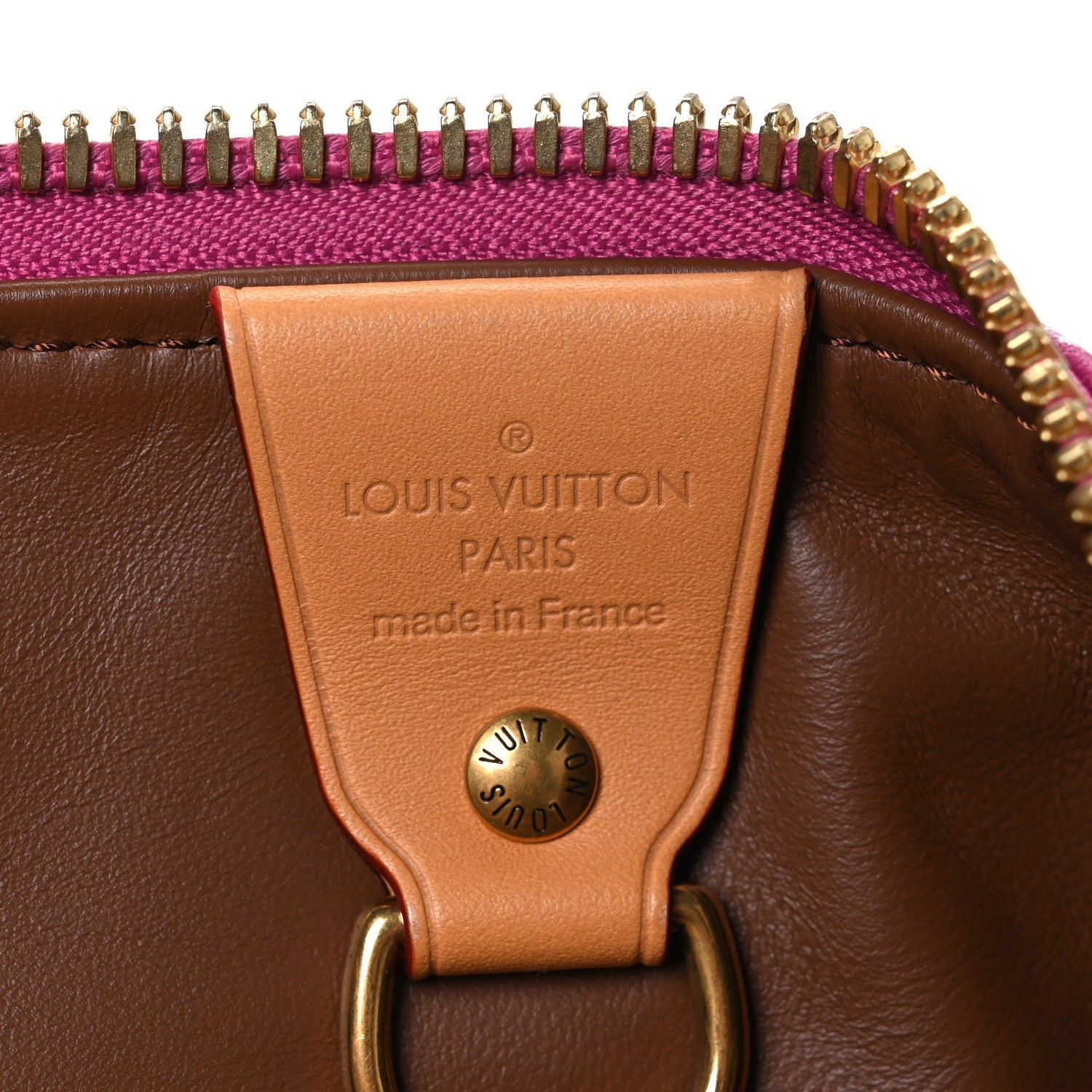 CALFSKIN MONOGRAM SPEEDY P9 BANDOULIERE 40 AGATE