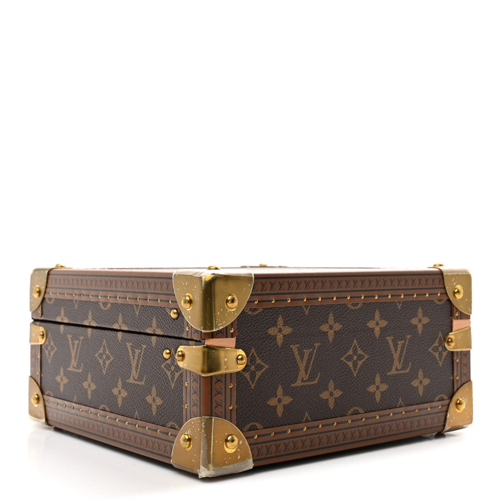 MONOGRAM JEWELRY BOX RED