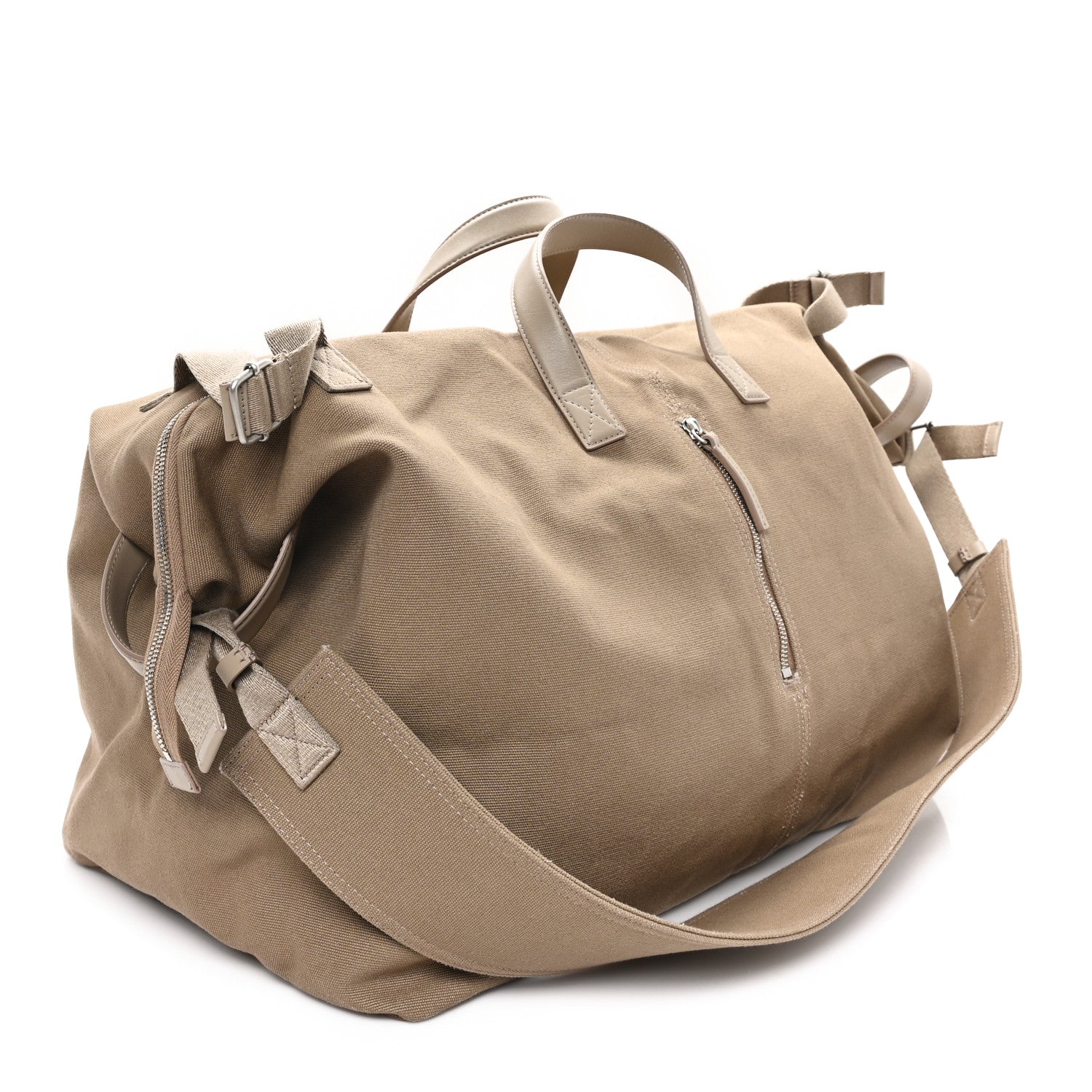 Canvas Le Sac A Linge Duffle Bag Beige