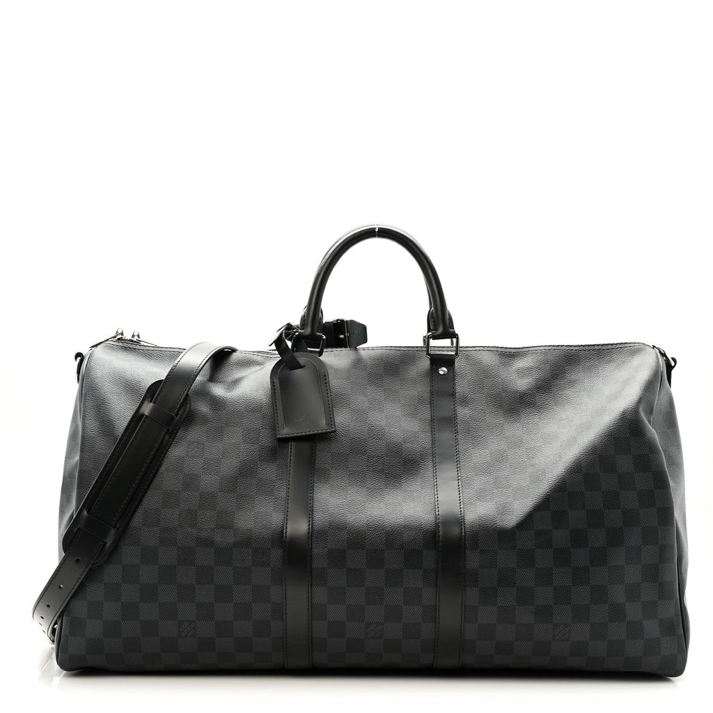 Damier Graphite Keepall Bandouliere 55
