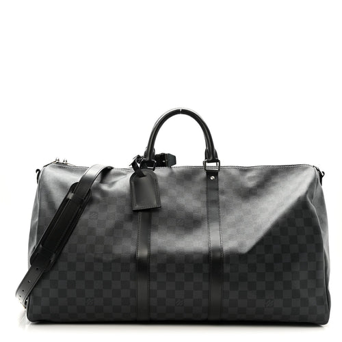 Damier Graphite Keepall Bandouliere 55