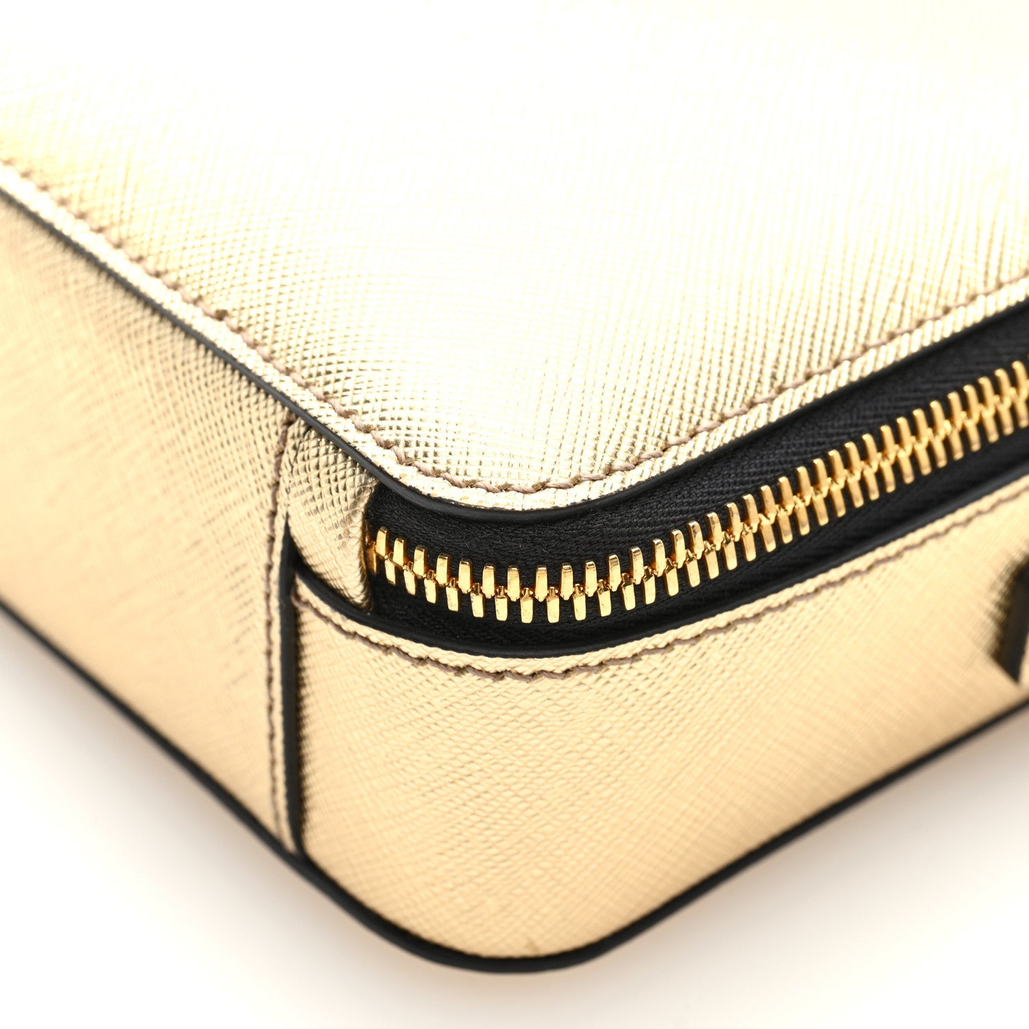 Saffiano Travel Small Brique Crossbody Bag Platino