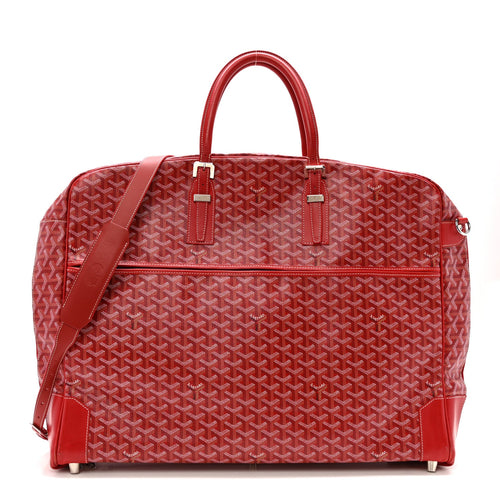 GOYARDINE PORTE-HABITS GARMENT BAG RED