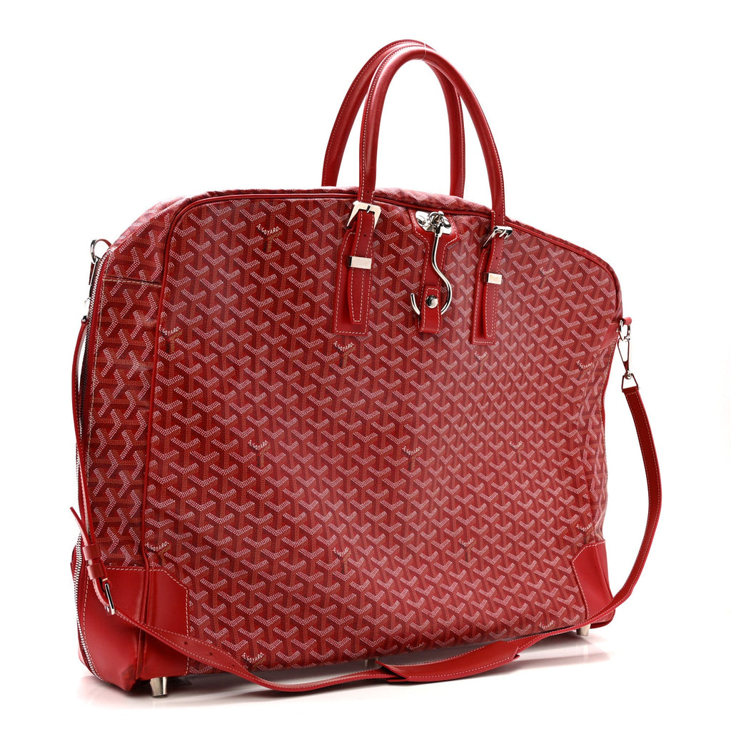 GOYARDINE PORTE-HABITS GARMENT BAG RED