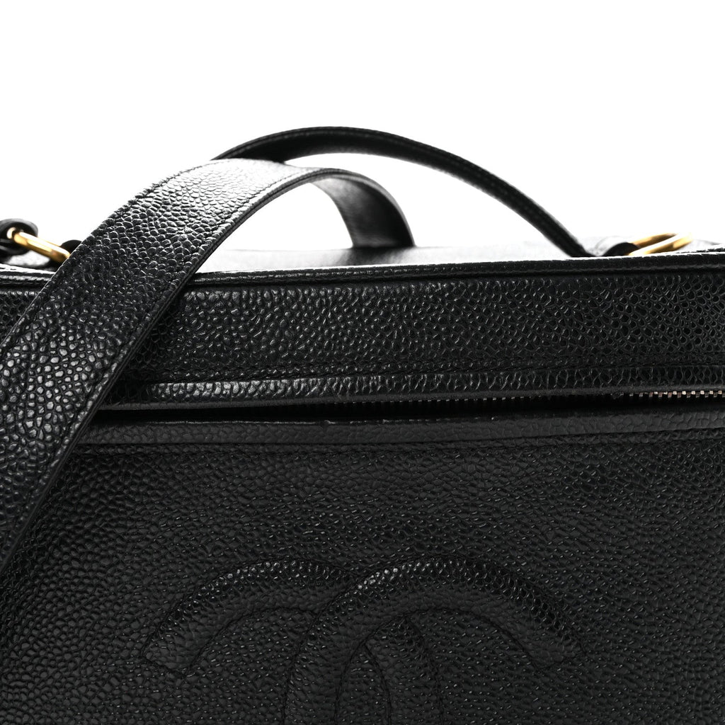 CAVIAR CC VANITY TRAIN CASE BLACK