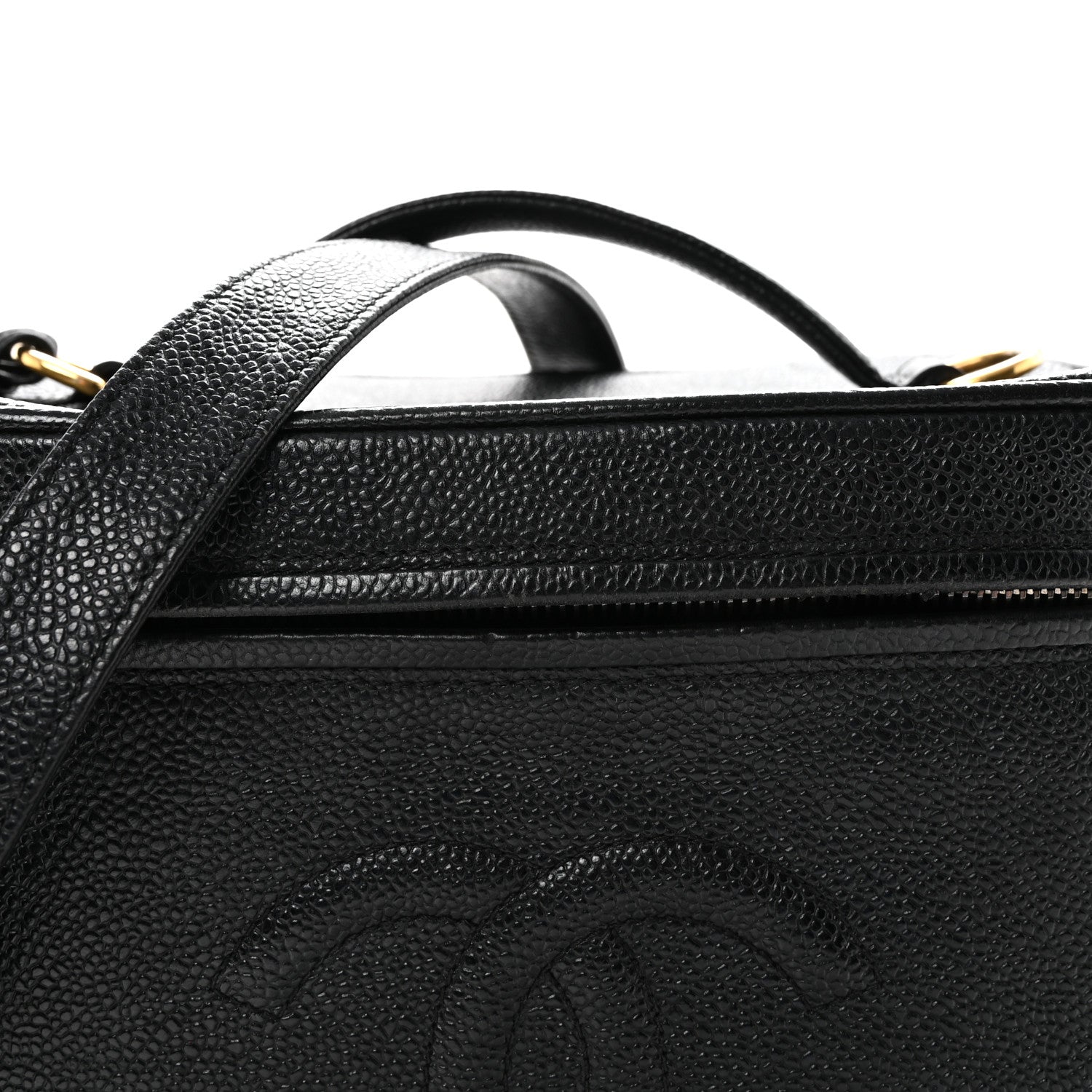 CAVIAR CC VANITY TRAIN CASE BLACK
