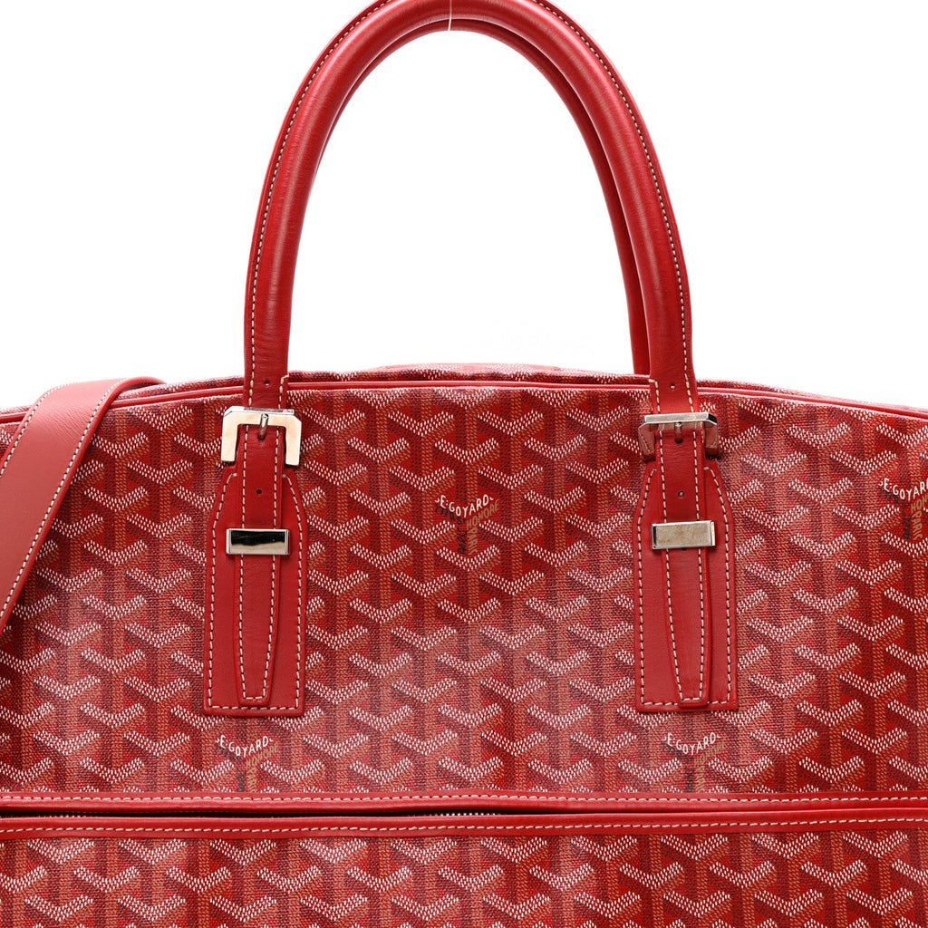 GOYARDINE PORTE-HABITS GARMENT BAG RED