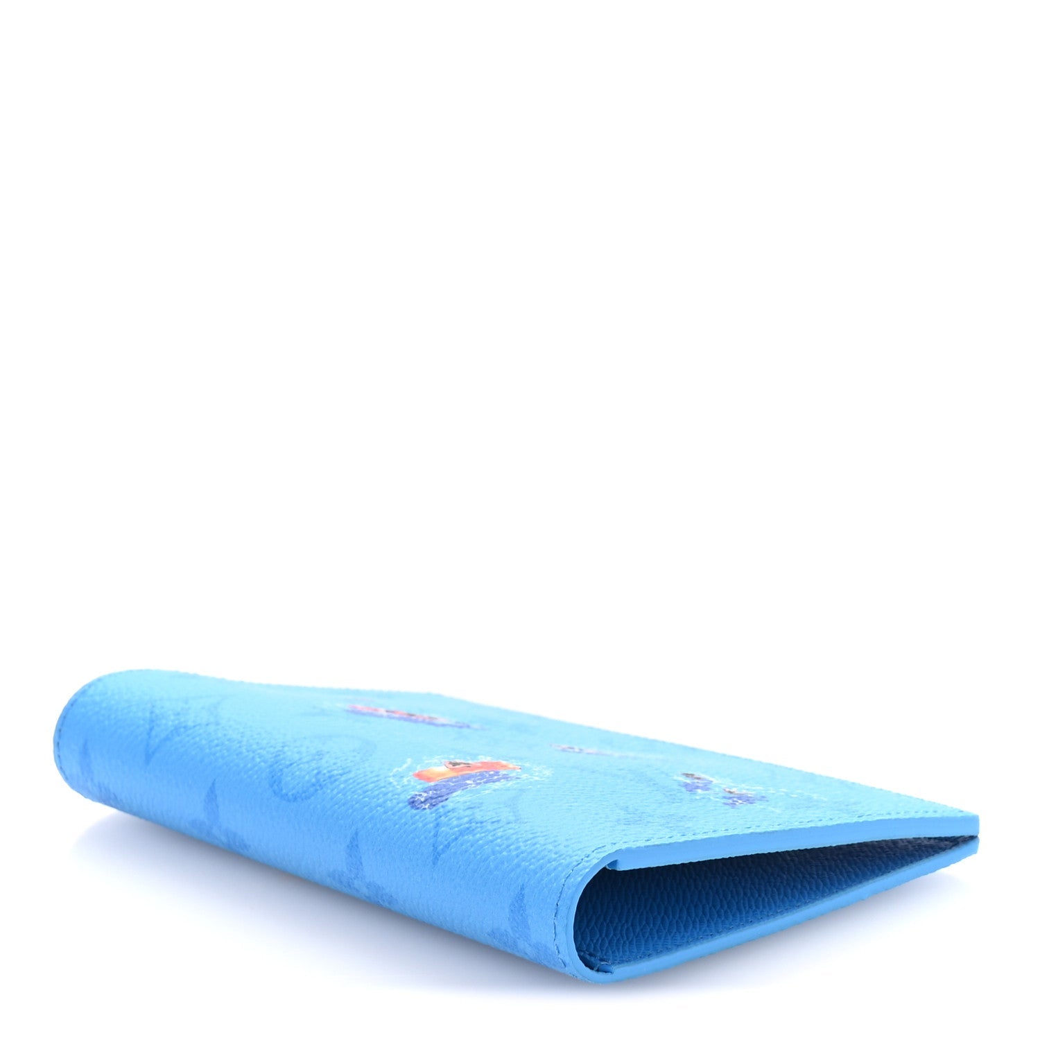 Monogram Sports Passport Cover Pool Blue