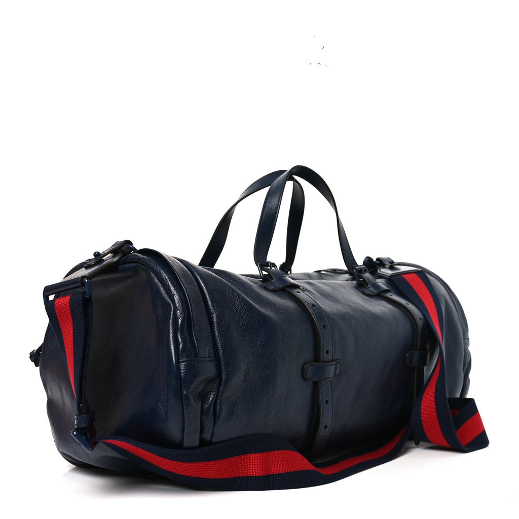 PIUMA LUX ENERGY MONOCHROME DOUBLE G DUFFLE BAG BLUE