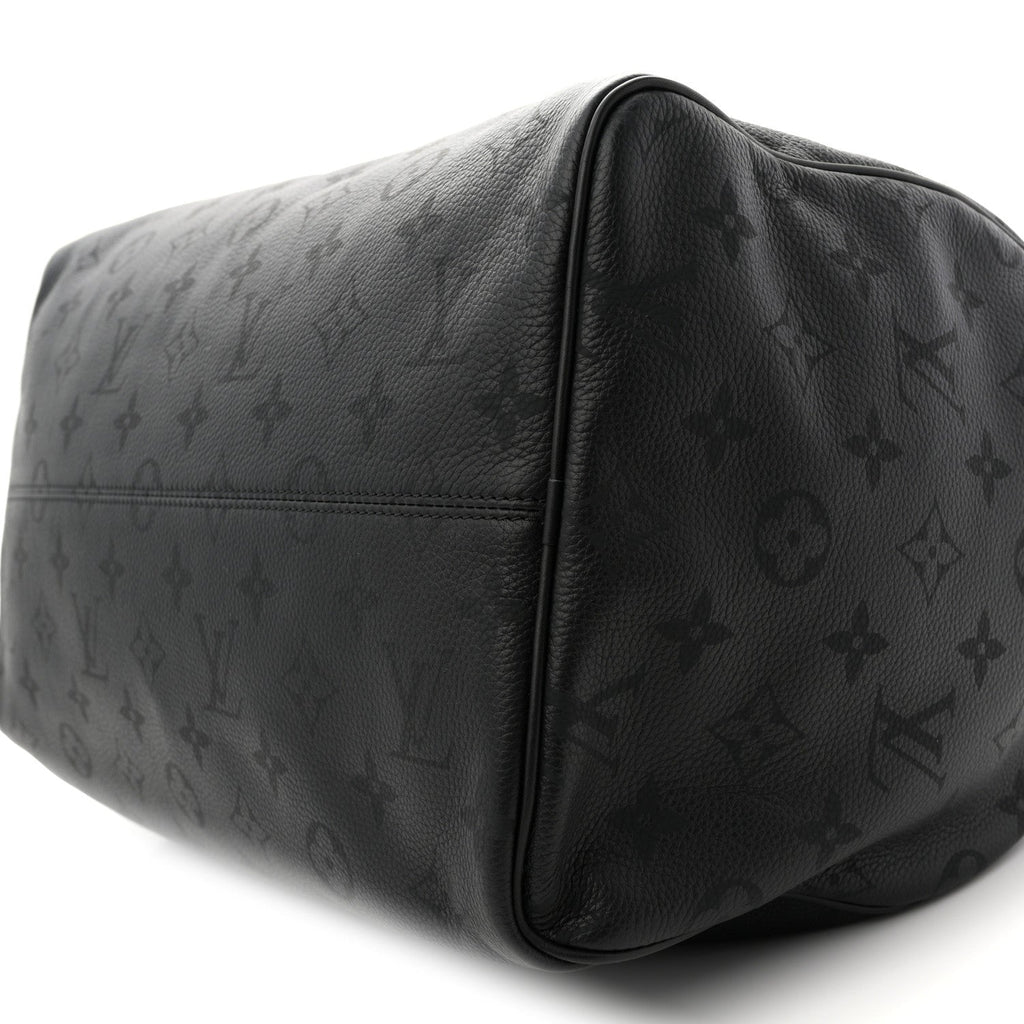 CALFSKIN MONOGRAM SPEEDY P9 BANDOULIERE 40 ULTRA BLACK