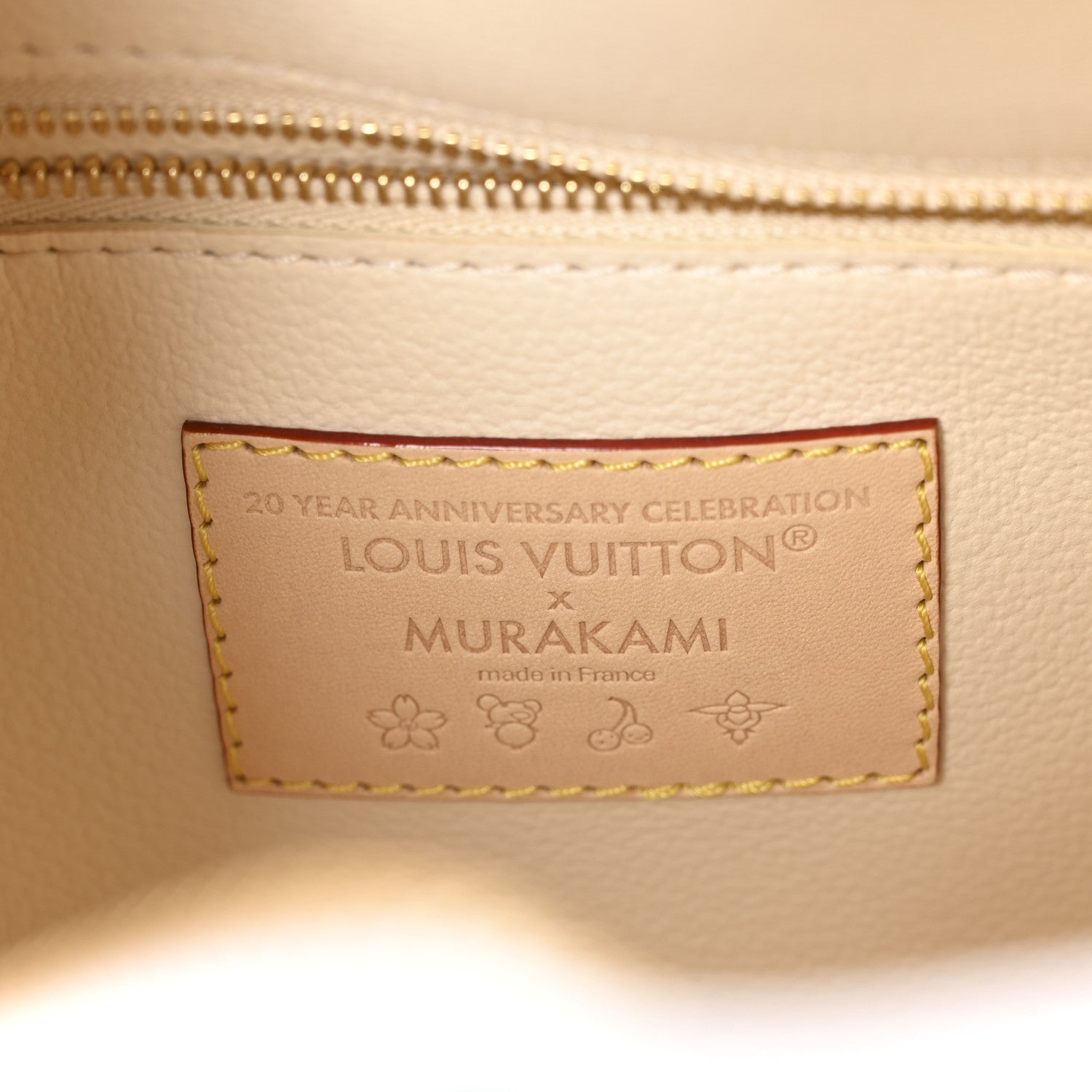 LV x TM Monogram Multicolor Cosmetic Pouch GM White