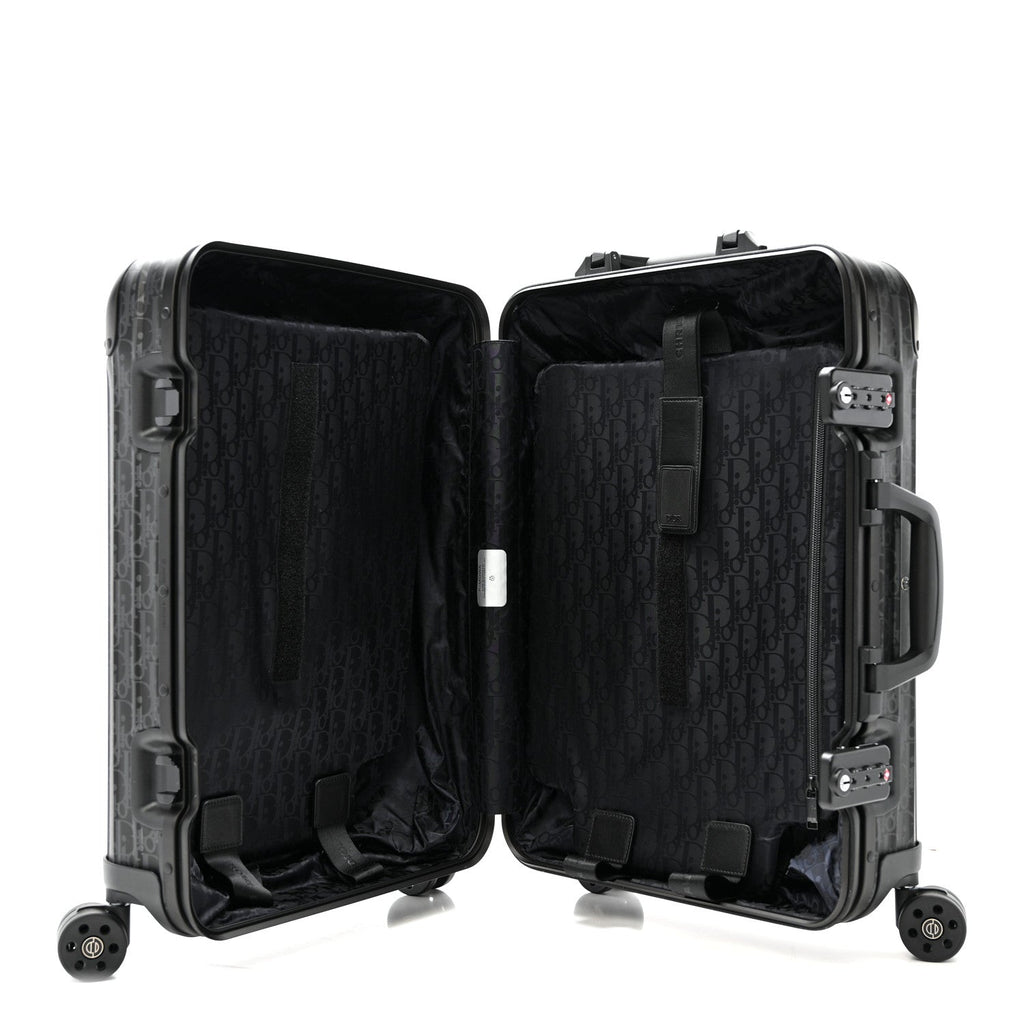 X RIMOWA Aluminum Gradient Original Cabin Luggage Black