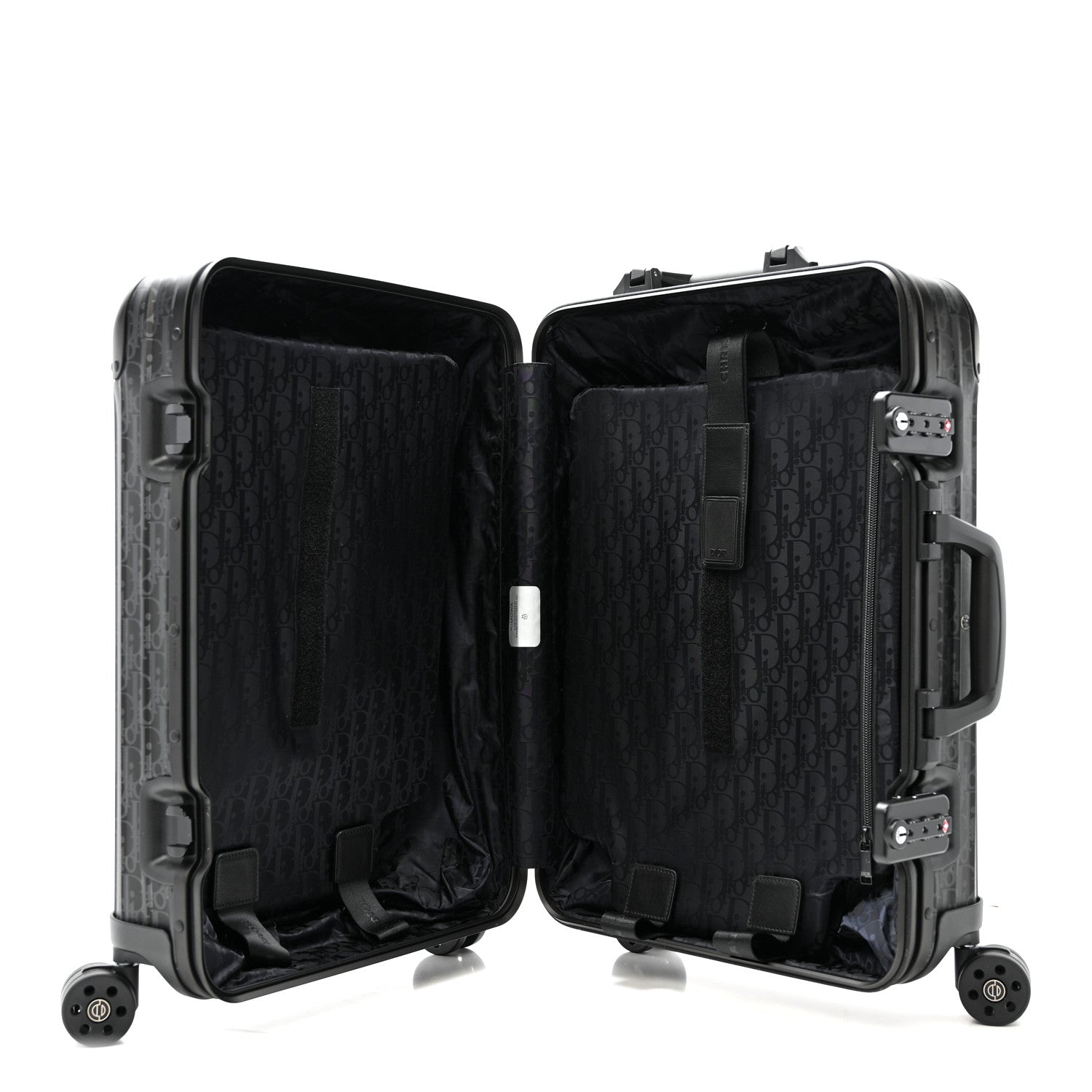 X RIMOWA Aluminum Gradient Original Cabin Luggage Black