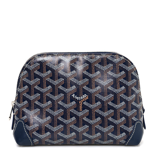 GOYARDINE VENDOME TOILETRY POUCH NAVY