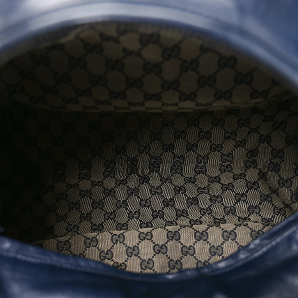 PIUMA LUX ENERGY MONOCHROME DOUBLE G DUFFLE BAG BLUE