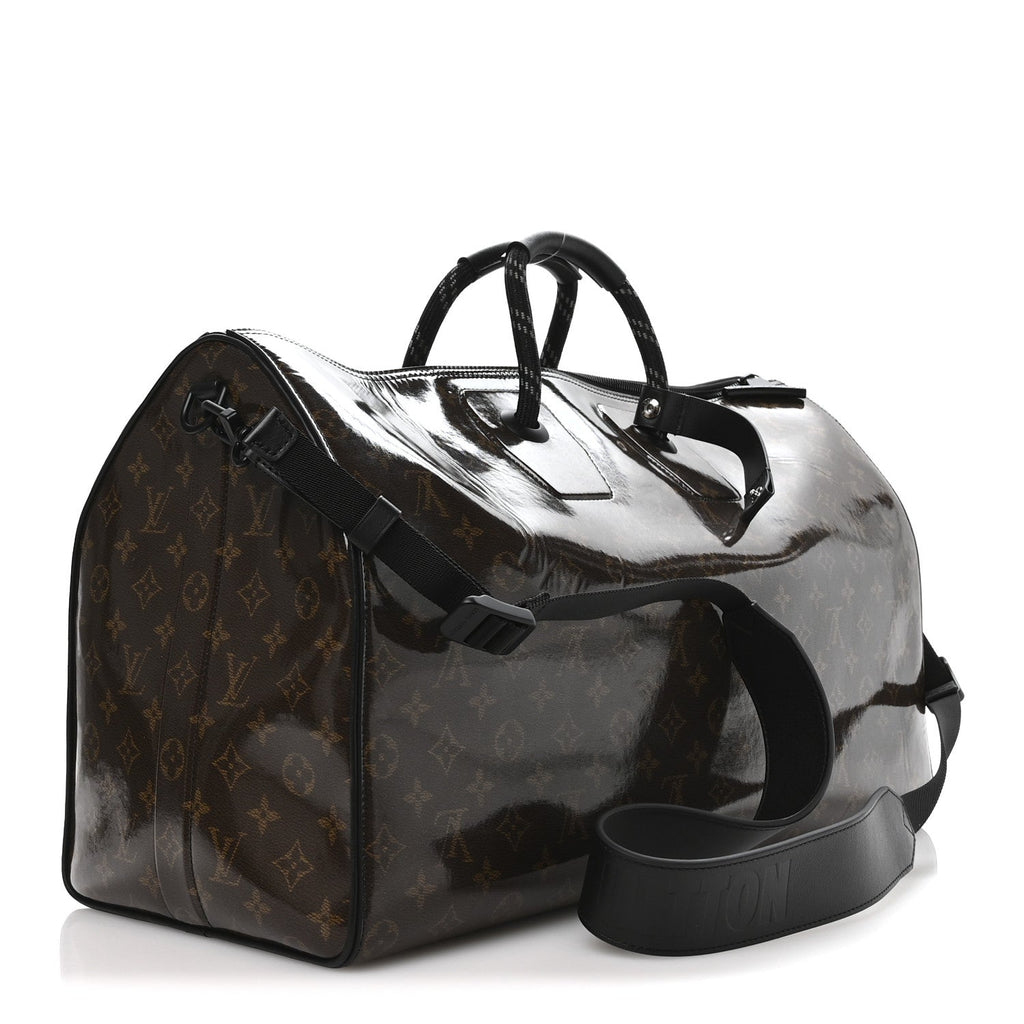 MONOGRAM GLAZE KEEPALL BANDOULIERE 50