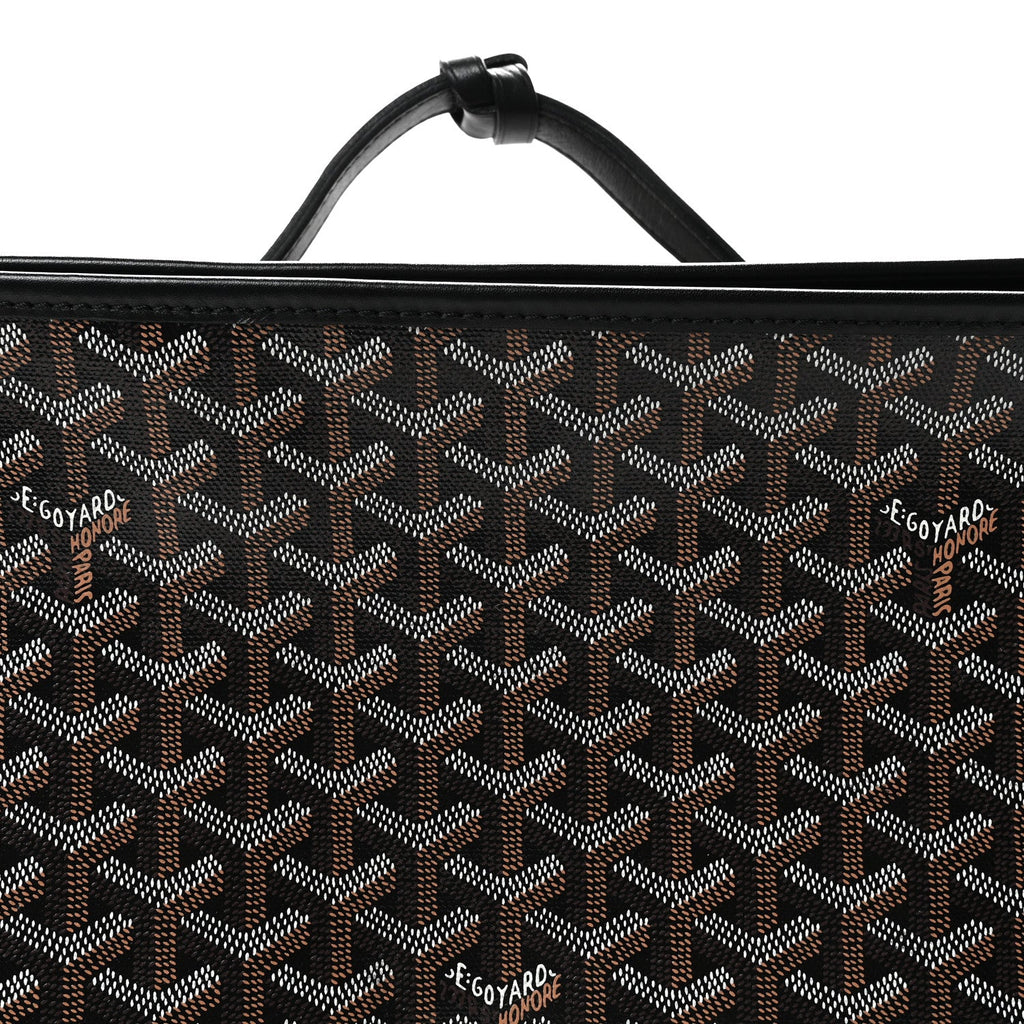 Goyardine Caravelle 50 Folding Suitcase Black
