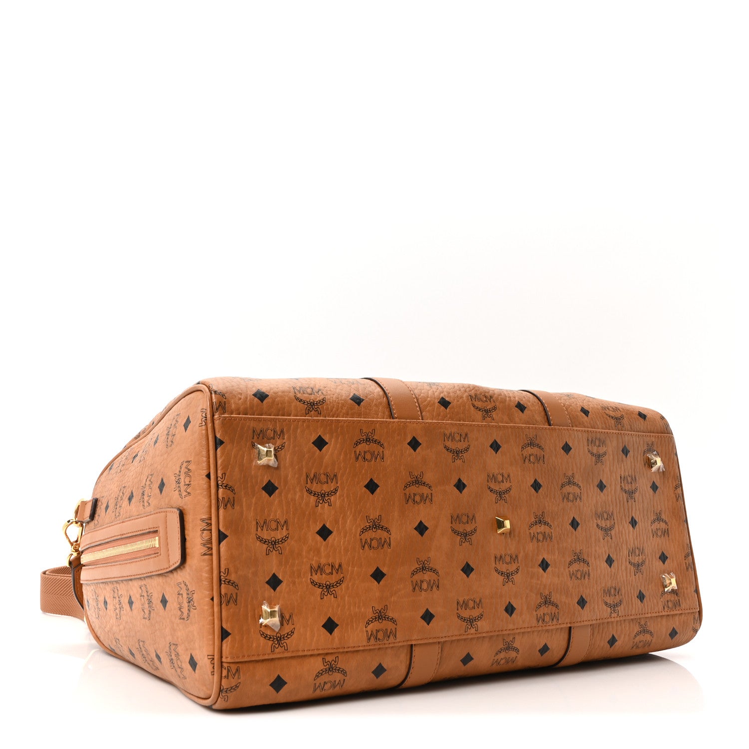 Visetos Large Traveler Weekender Bag Cognac