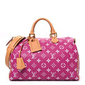 CALFSKIN MONOGRAM SPEEDY P9 BANDOULIERE 40 AGATE