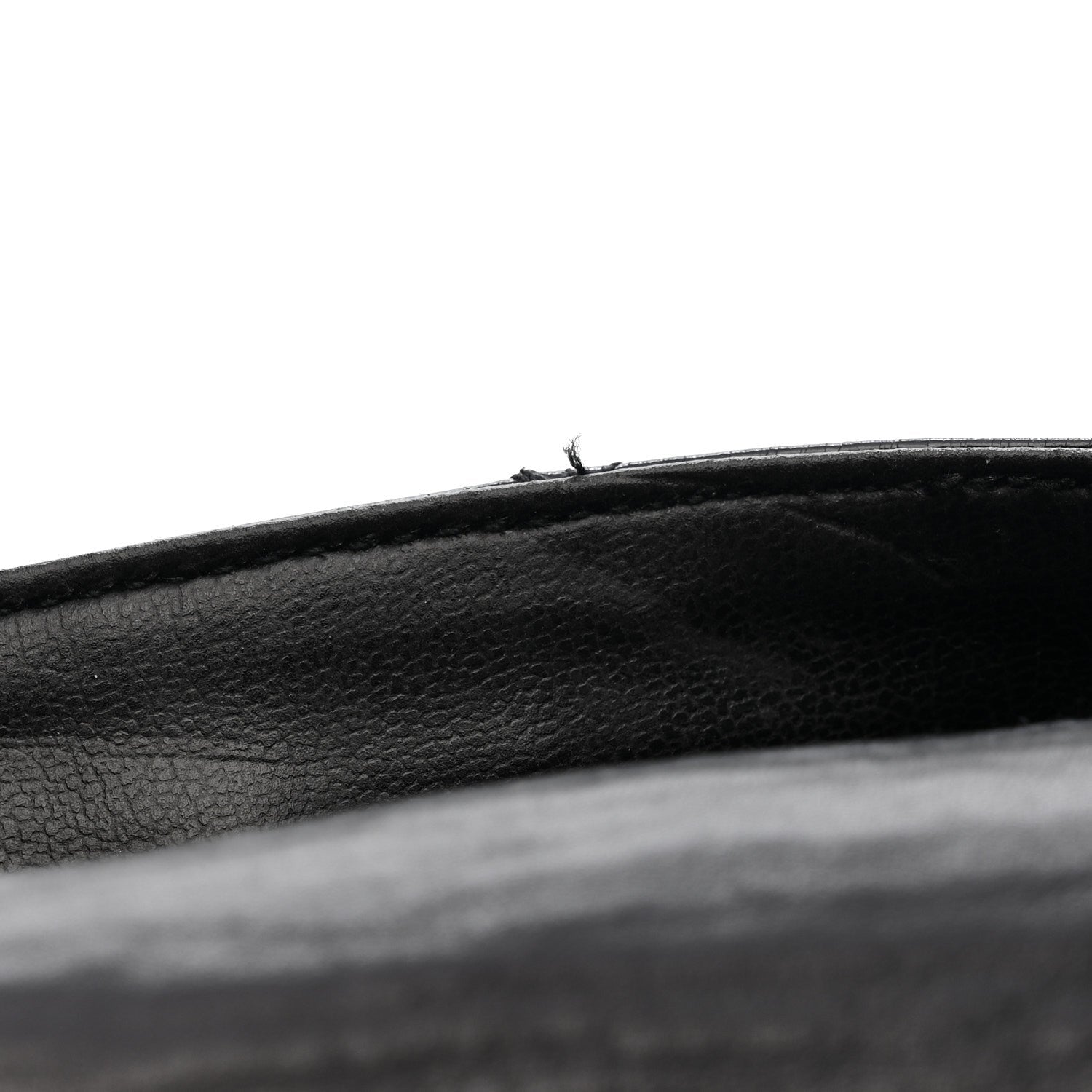 PATENT FLAP WAIST BELT BAG BLACK