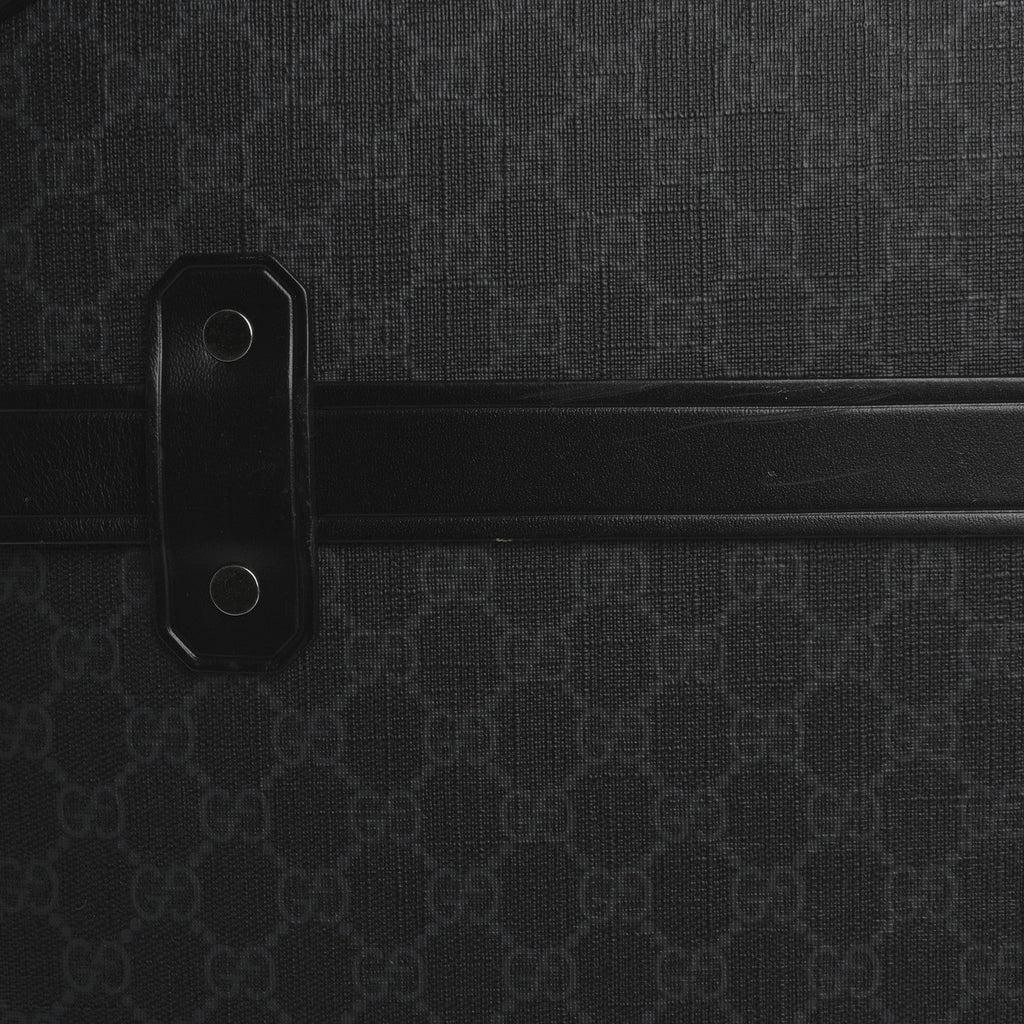 GG Supreme Monogram Globe-Trotter Carry-On Black