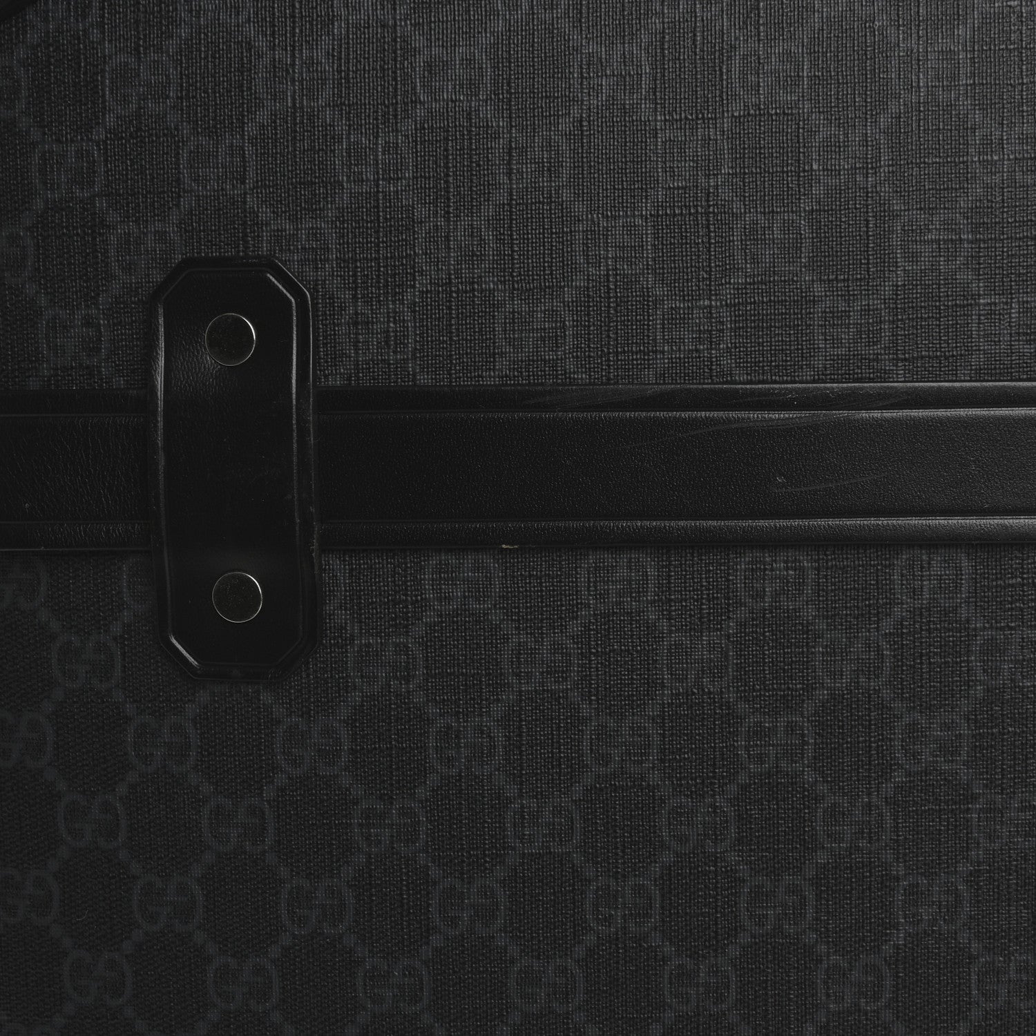 GG Supreme Monogram Globe-Trotter Carry-On Black