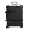 GG Supreme Monogram Globe-Trotter Carry-On Black