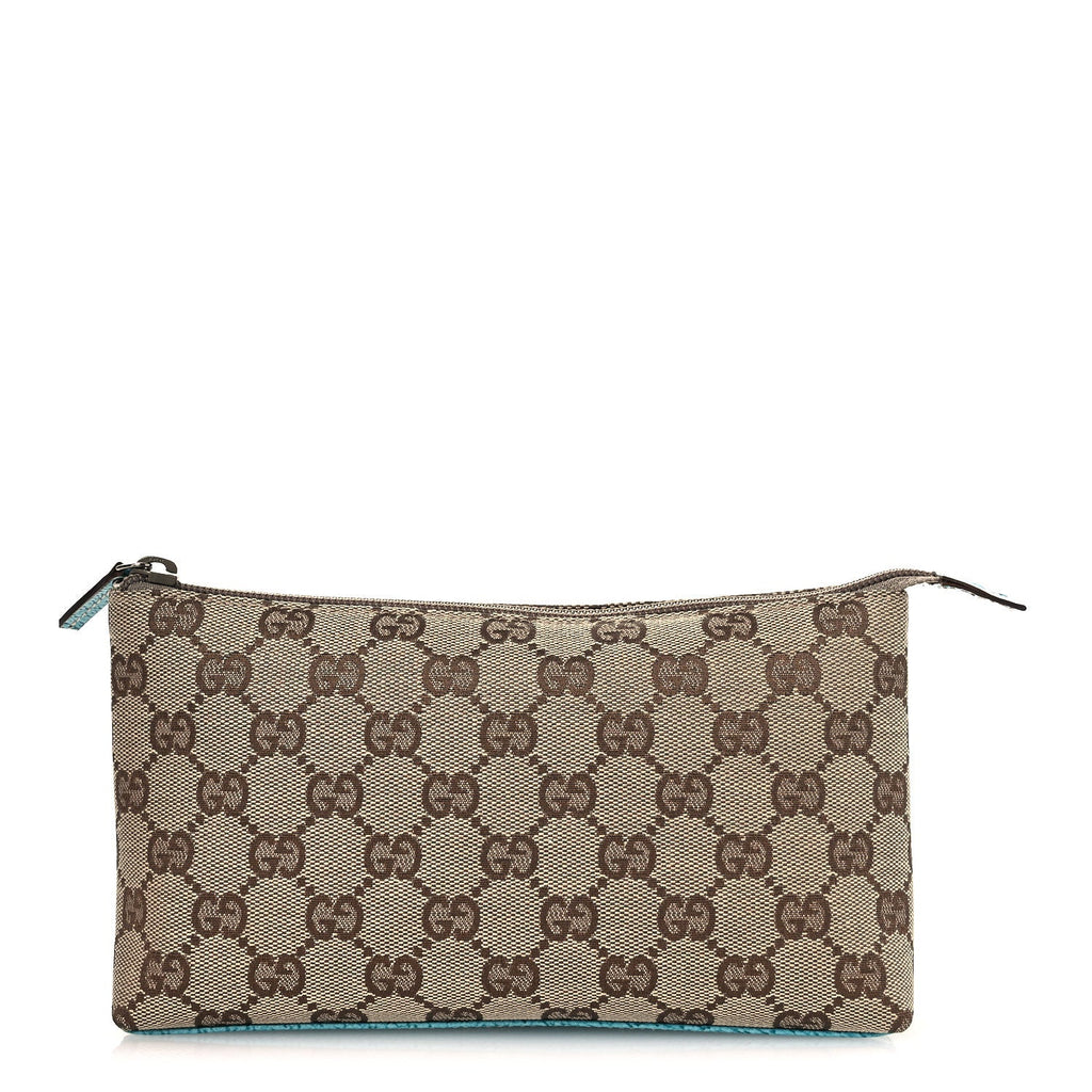 MONOGRAM GG COSMETIC CASE TURQUOISE