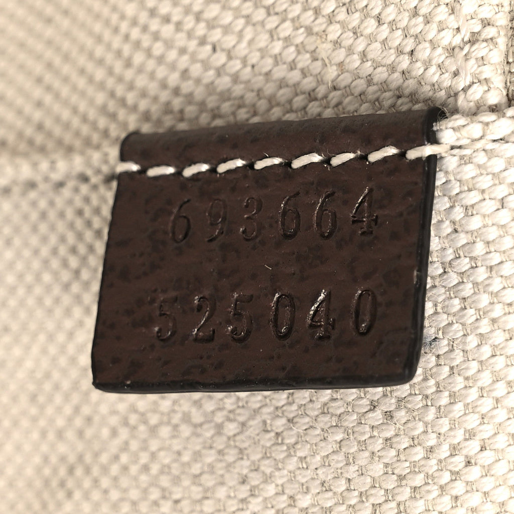 GG SUPREME MONOGRAM WEB MEDIUM SAVOY TROLLEY BEIGE EBONY