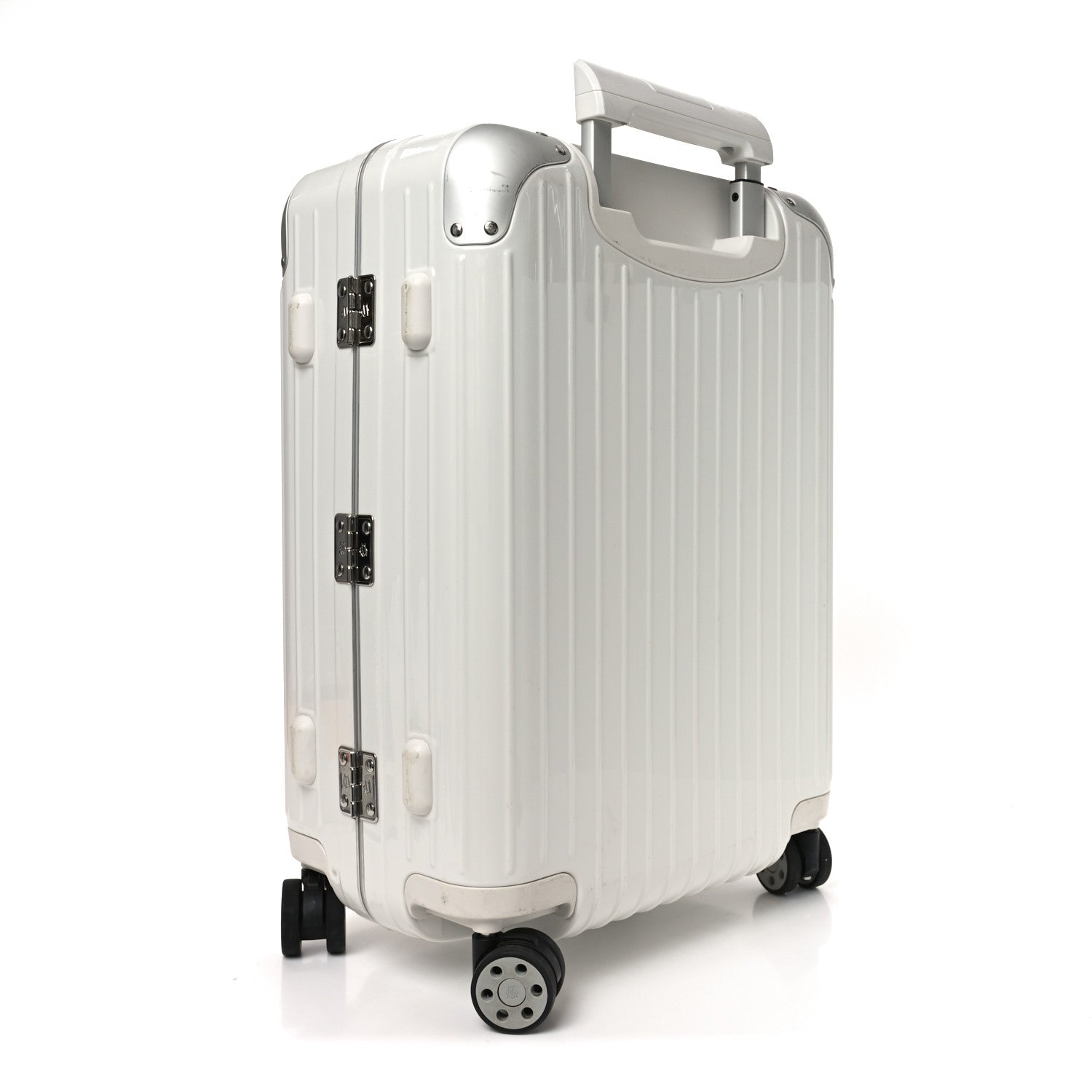 Rimowa Gloss Polycarbonate Aluminum Hybrid Cabin Gloss White