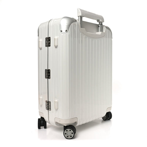 Rimowa Gloss Polycarbonate Aluminum Hybrid Cabin Gloss White