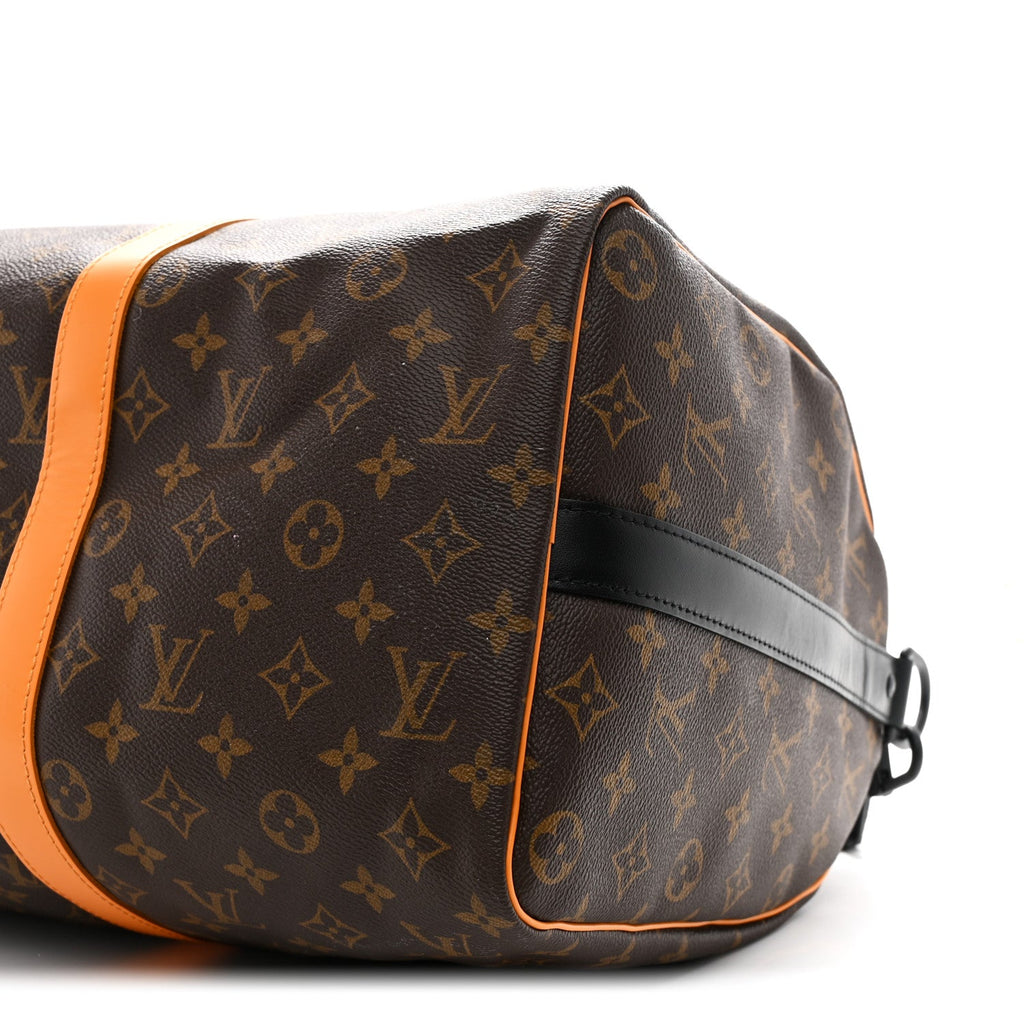 Monogram Macassar Keepall Bandouliere 45 Radiant Sun